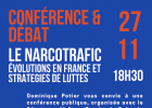 Conférence-débat sur le narcotrafic : mercredi 27 novembre, 18h30 à Bois-de-Haye