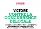 Unanimité contre la concurrence déloyale !