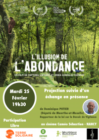 « L'illusion de l'abondance » : Rendez-vous au Cameo le 25 février à 19h30