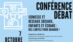 Jeunesse et réseaux sociaux, enfants et écrans : des limites pour grandir - Rendez-vous lundi 7 octobre à Toul